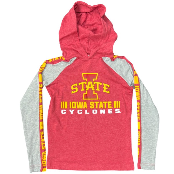 Colosseum Youth I- State Cyclones Long Sleeve Hooded T-shirt